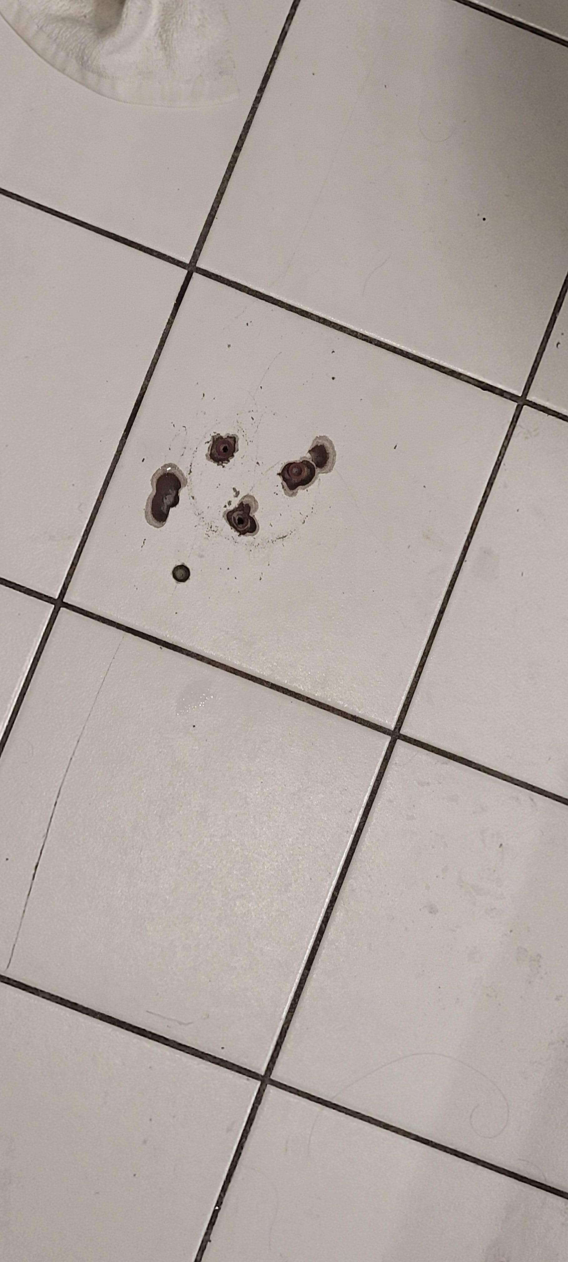 broken tiles