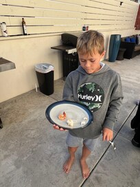 Jaxson said he would try all of it!