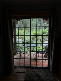 The view from the master bedroom