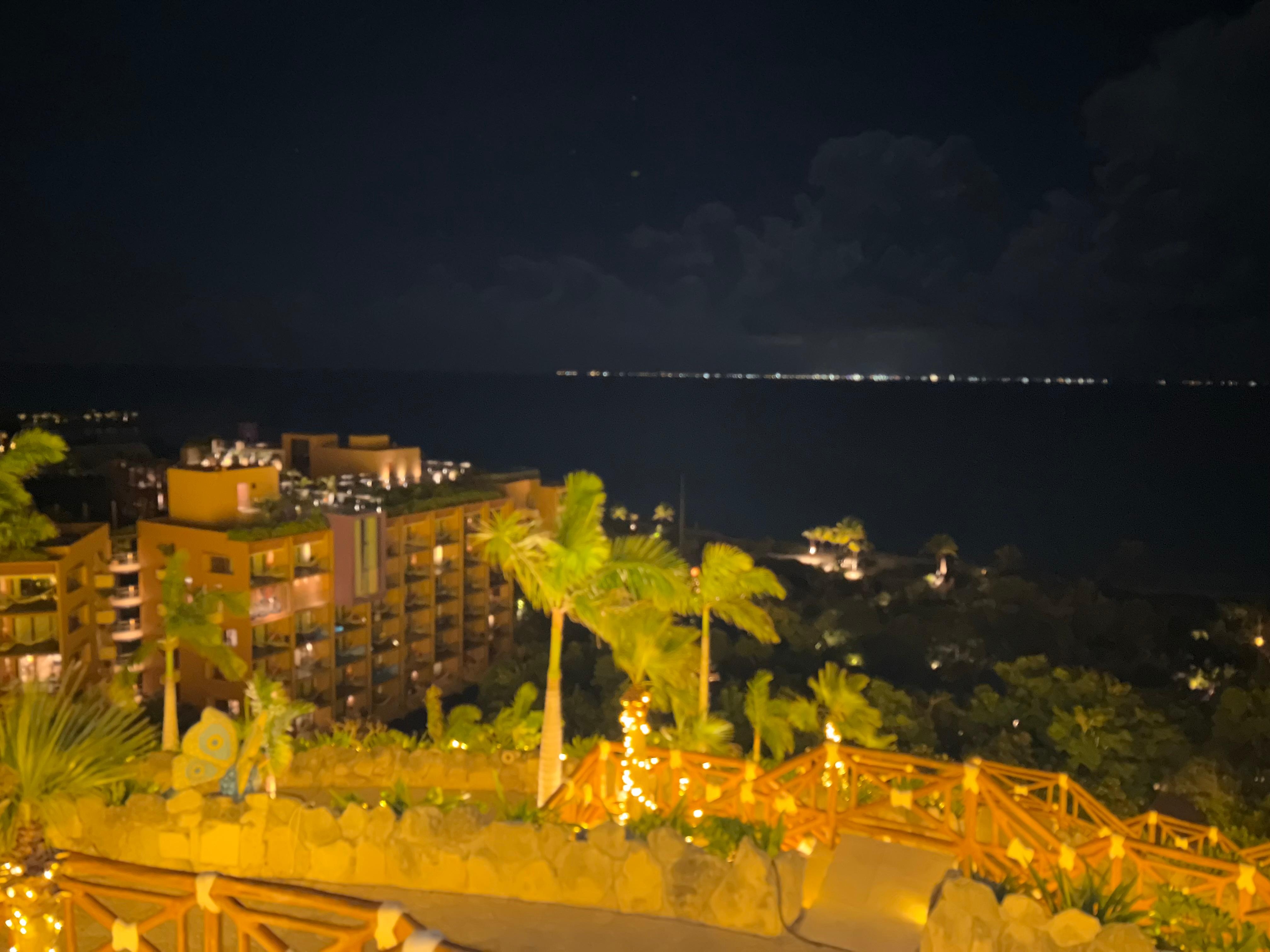 Night view from the chapel