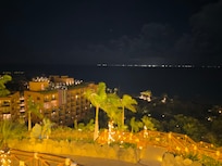 Night view from the chapel