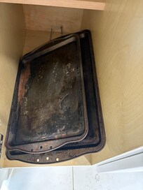 Rusted cookie sheets