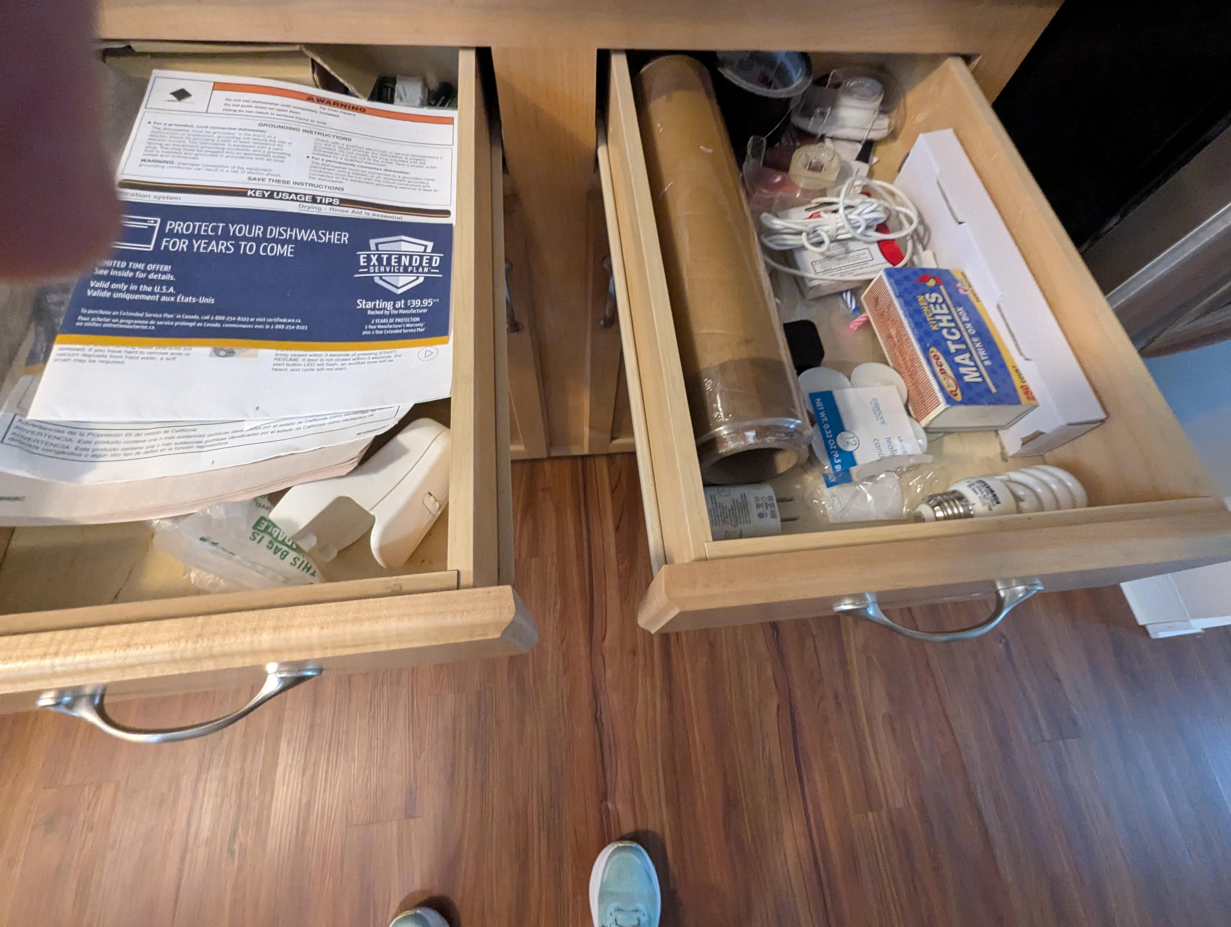 Junk in drawer
