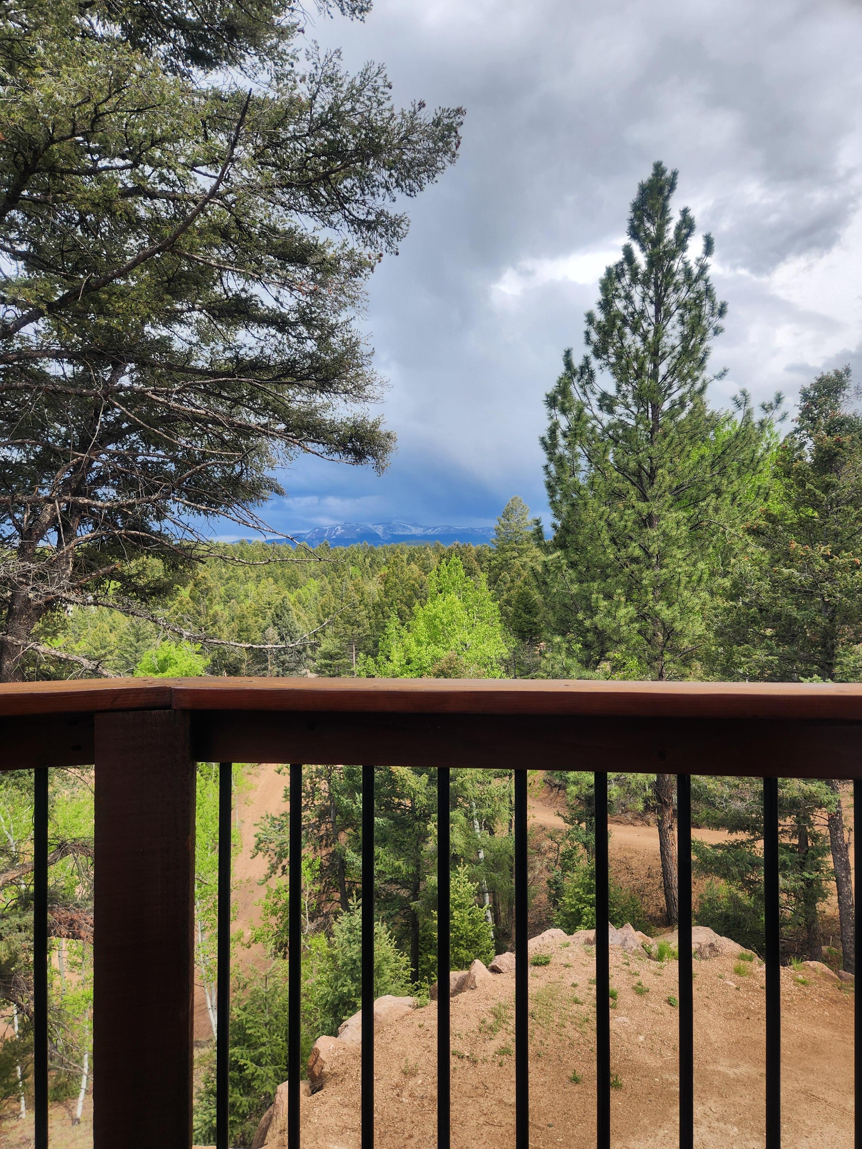 View sitting on deck.