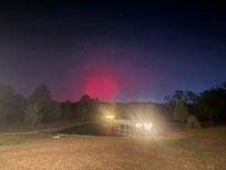 Northern lights visible during our stay!