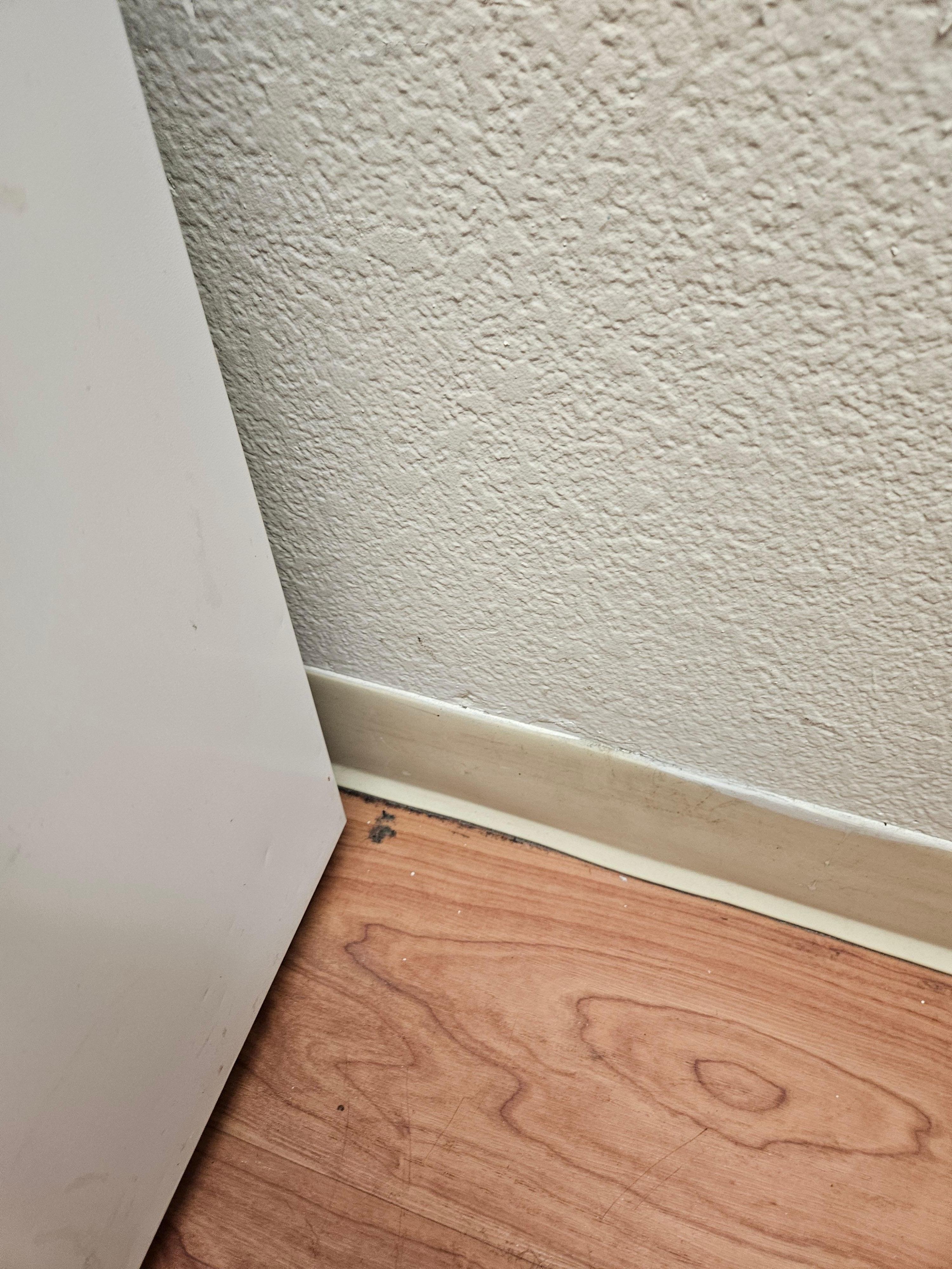 Dirty baseboards