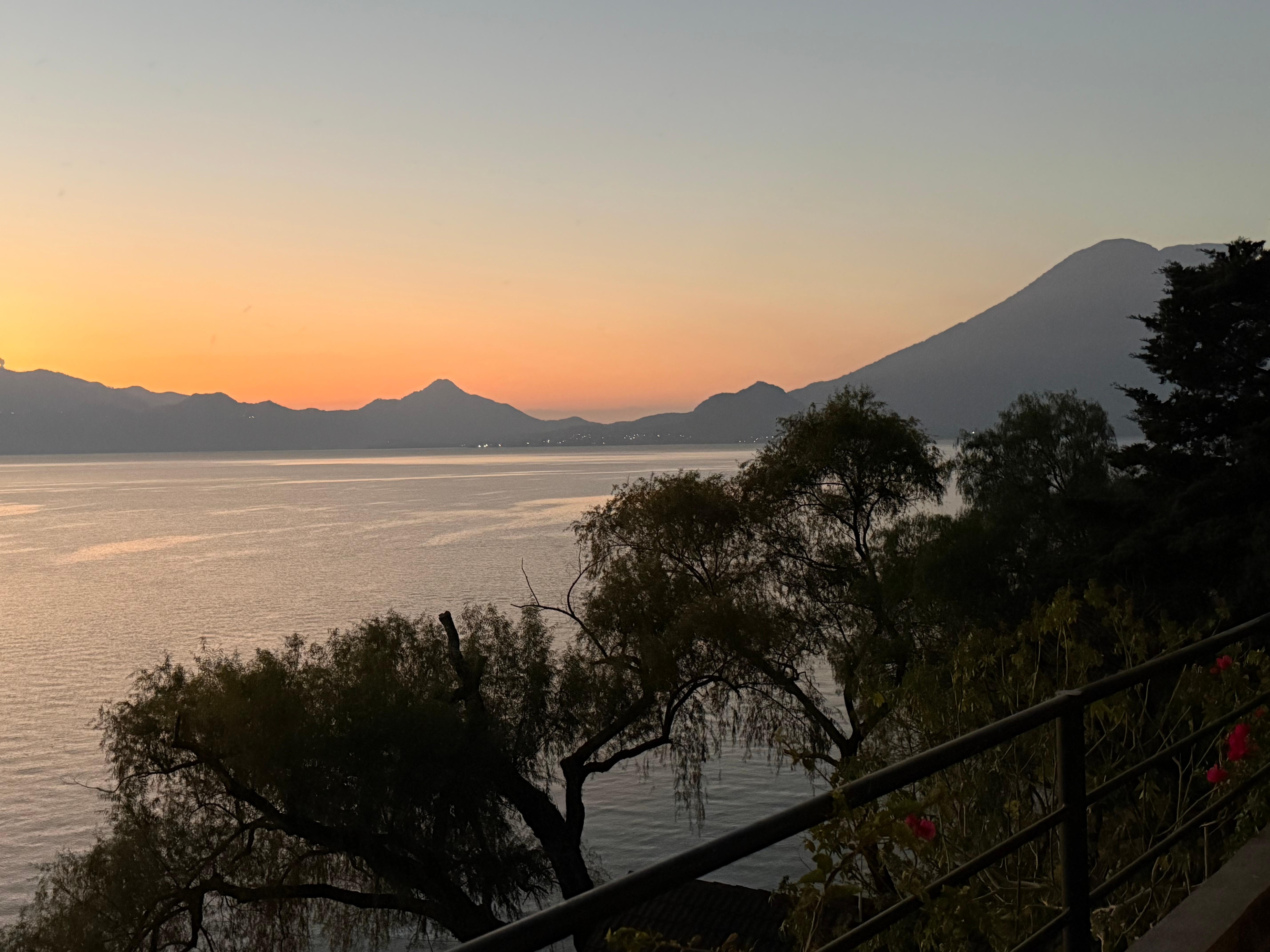 Sunrise on our last day 