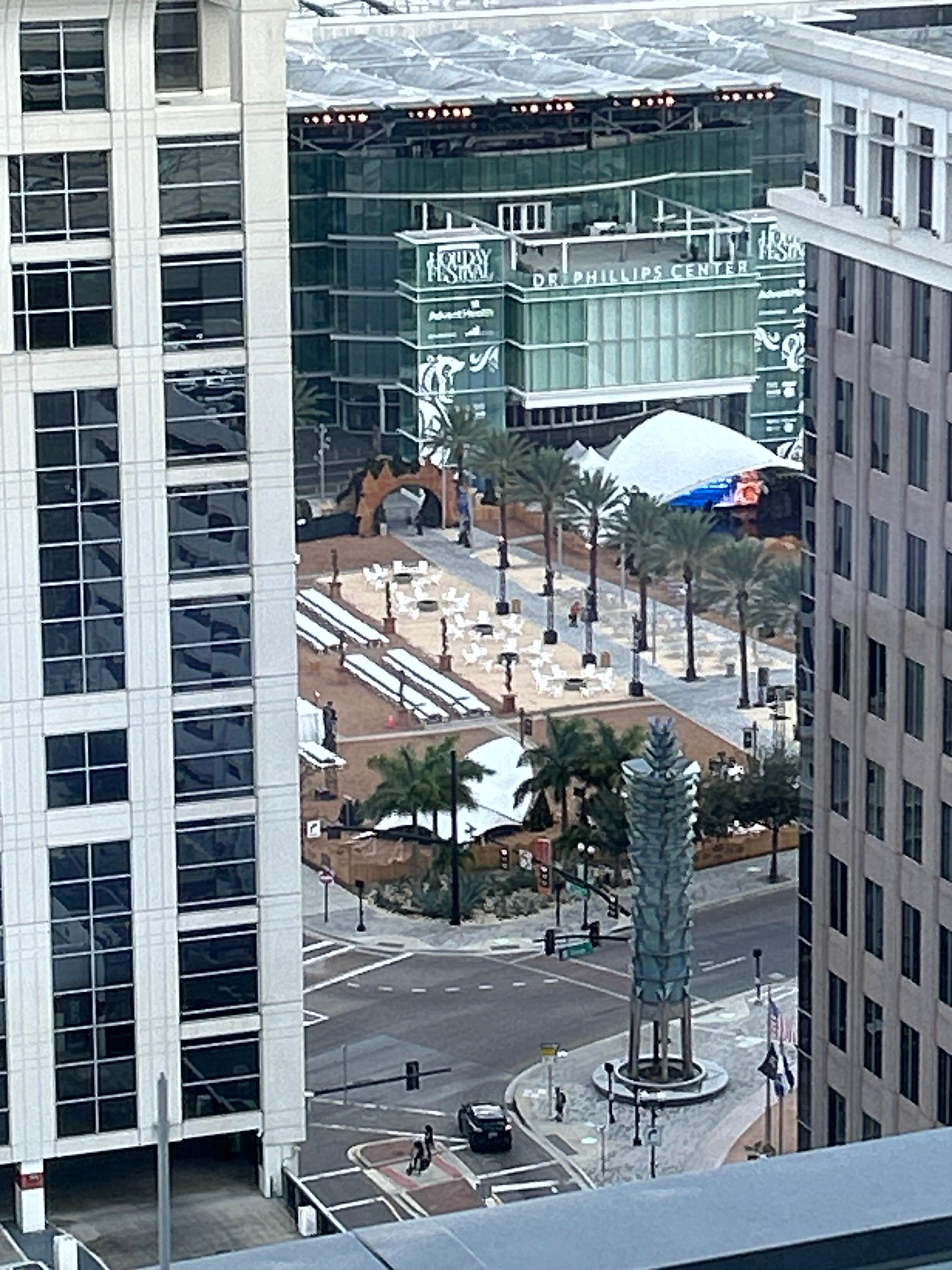 Dr Phillips is across the street