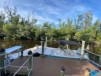 Enough dockage for two 18/19 boats.