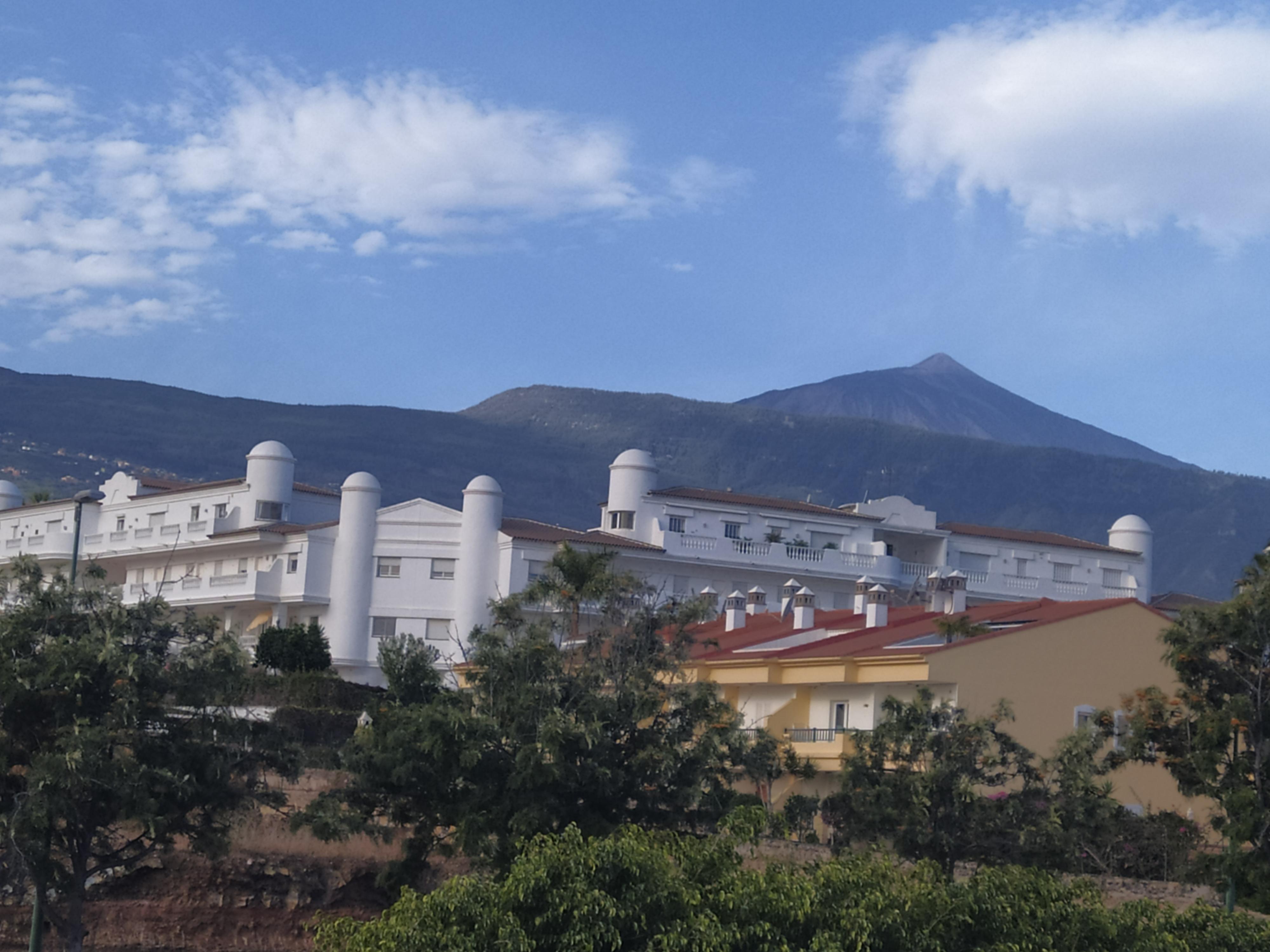 Vista del Teide desde el balcon