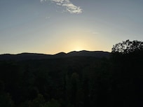Sunset from the balcony.