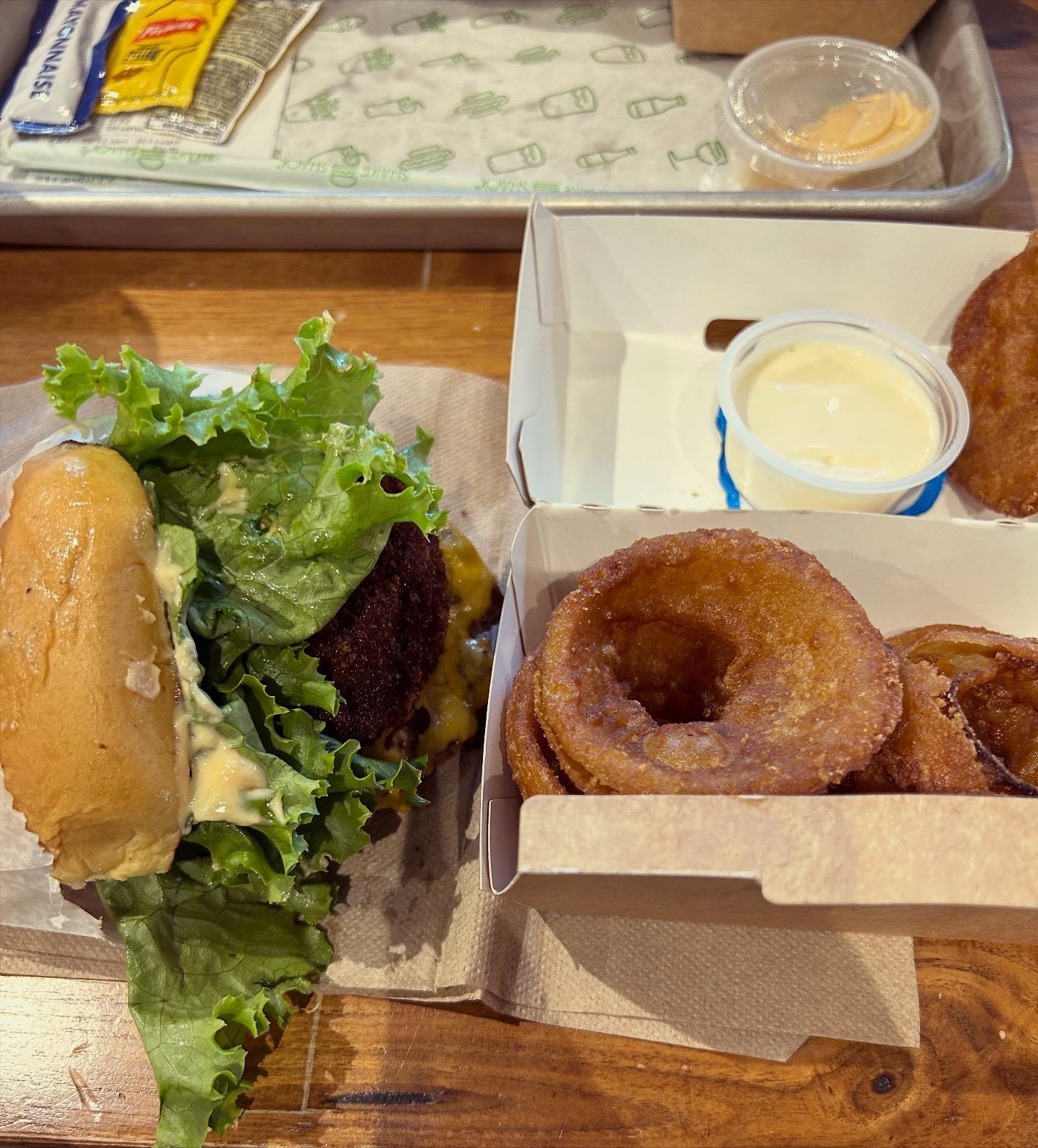 Shake shack is right next door :)