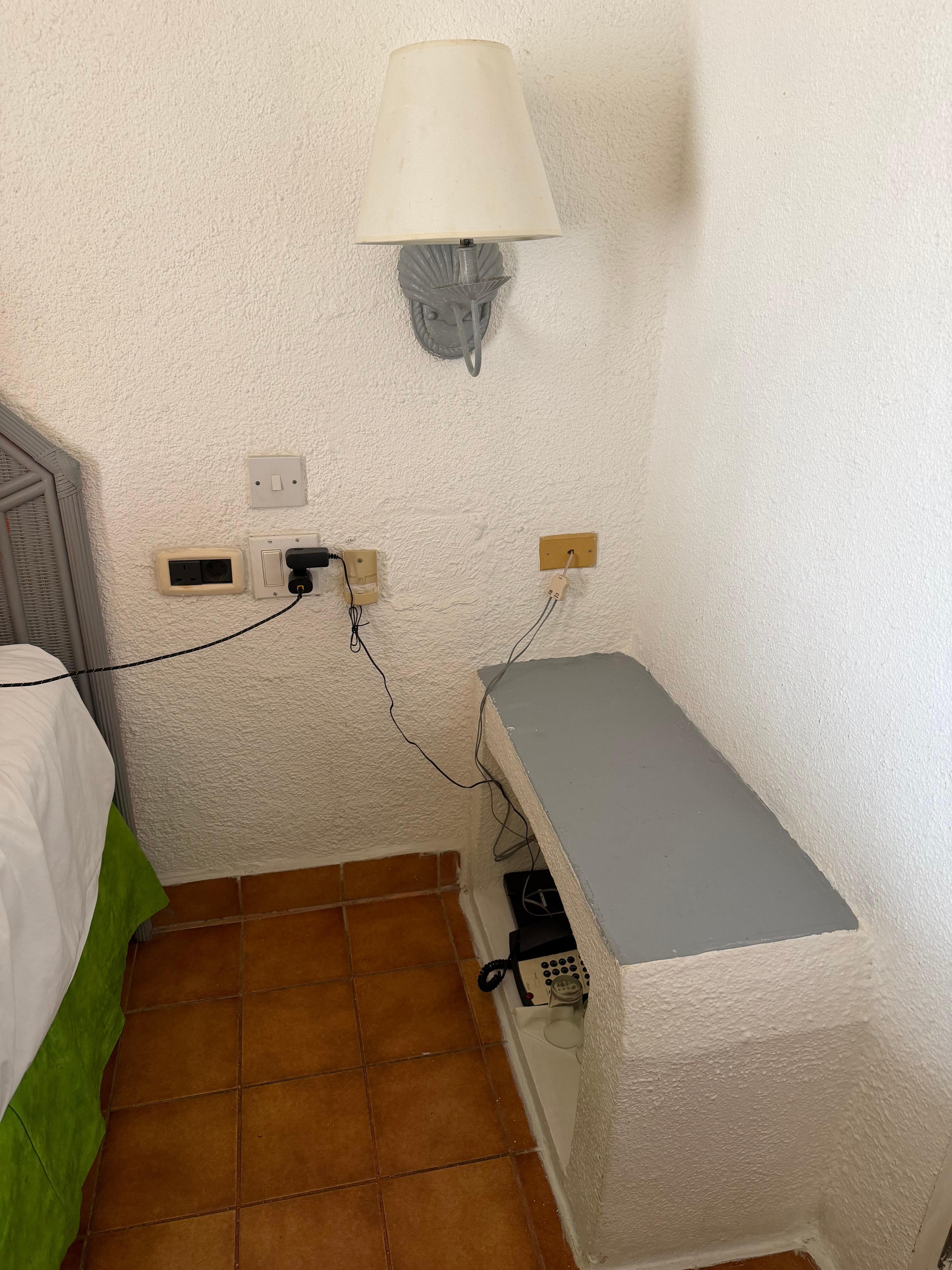 No room for suitcases 