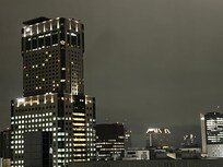 Night time view of JR tower from my room