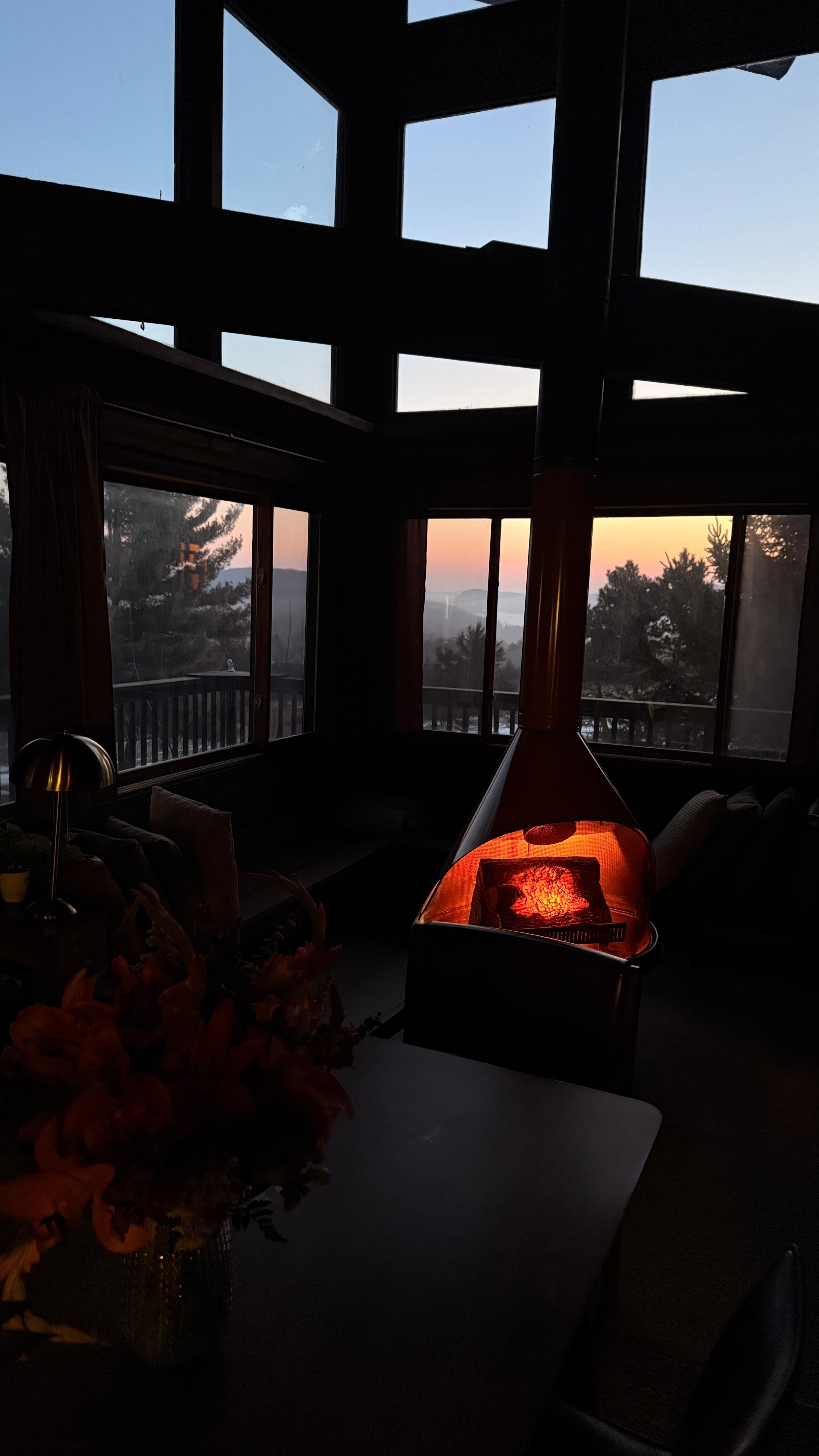 Peaceful Saturday morning sunrise 