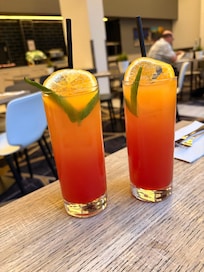 Cocktail and food was. Absolutely delicious