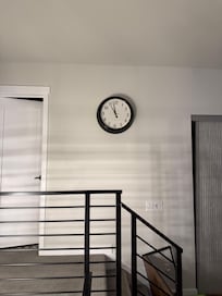 Clock has dead batteries.