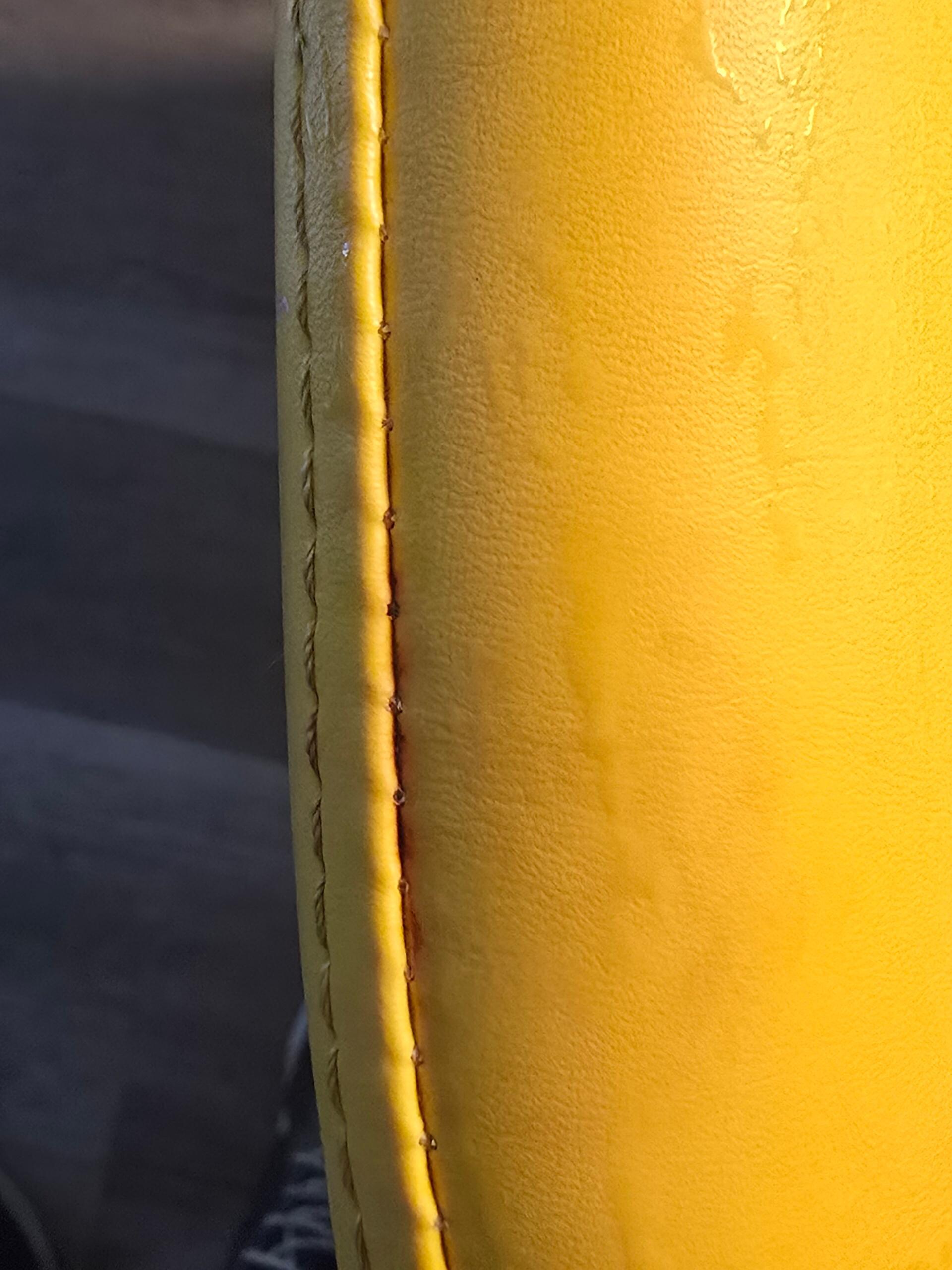 see the blood in the stitching