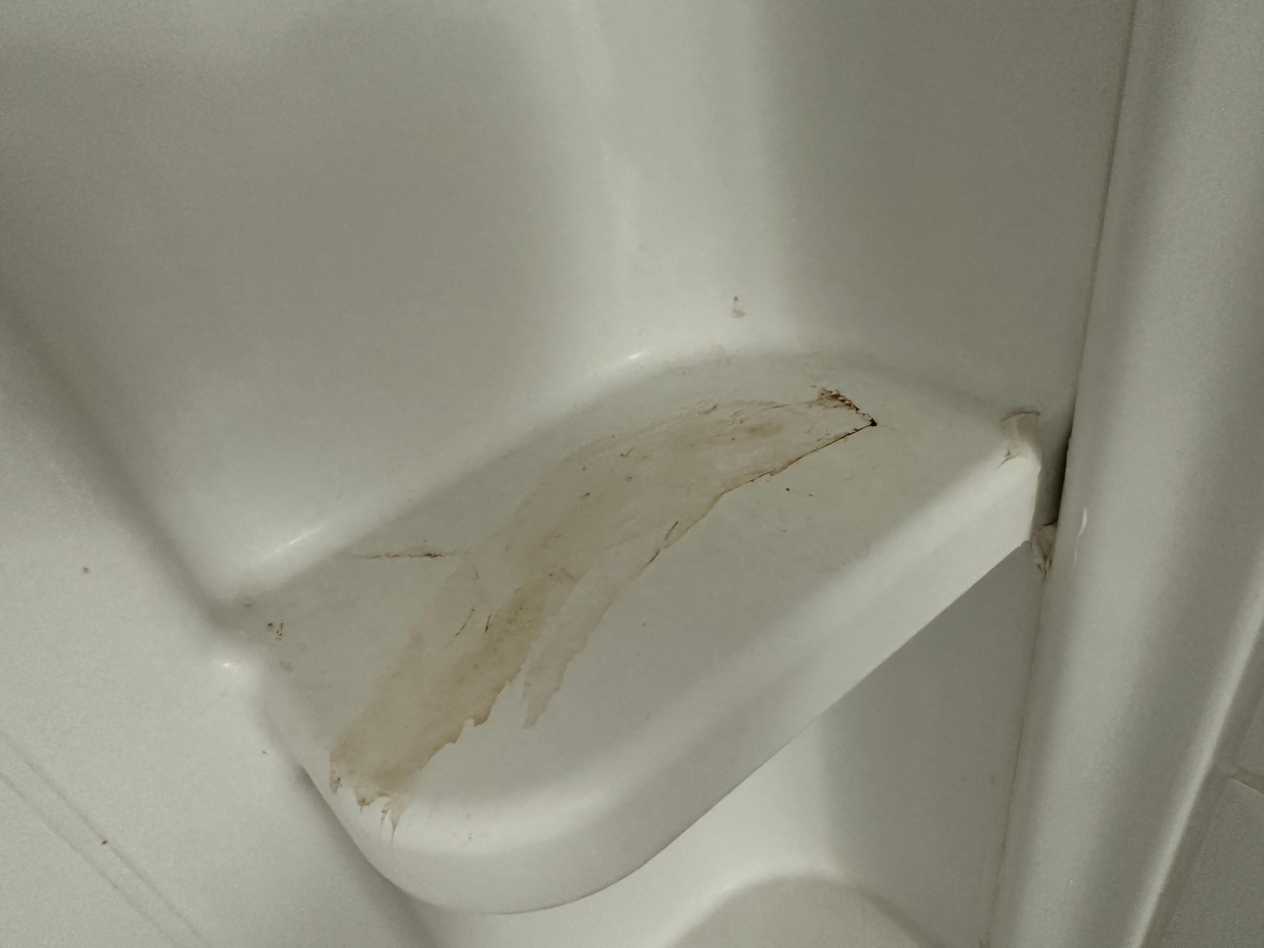 Never cleaned