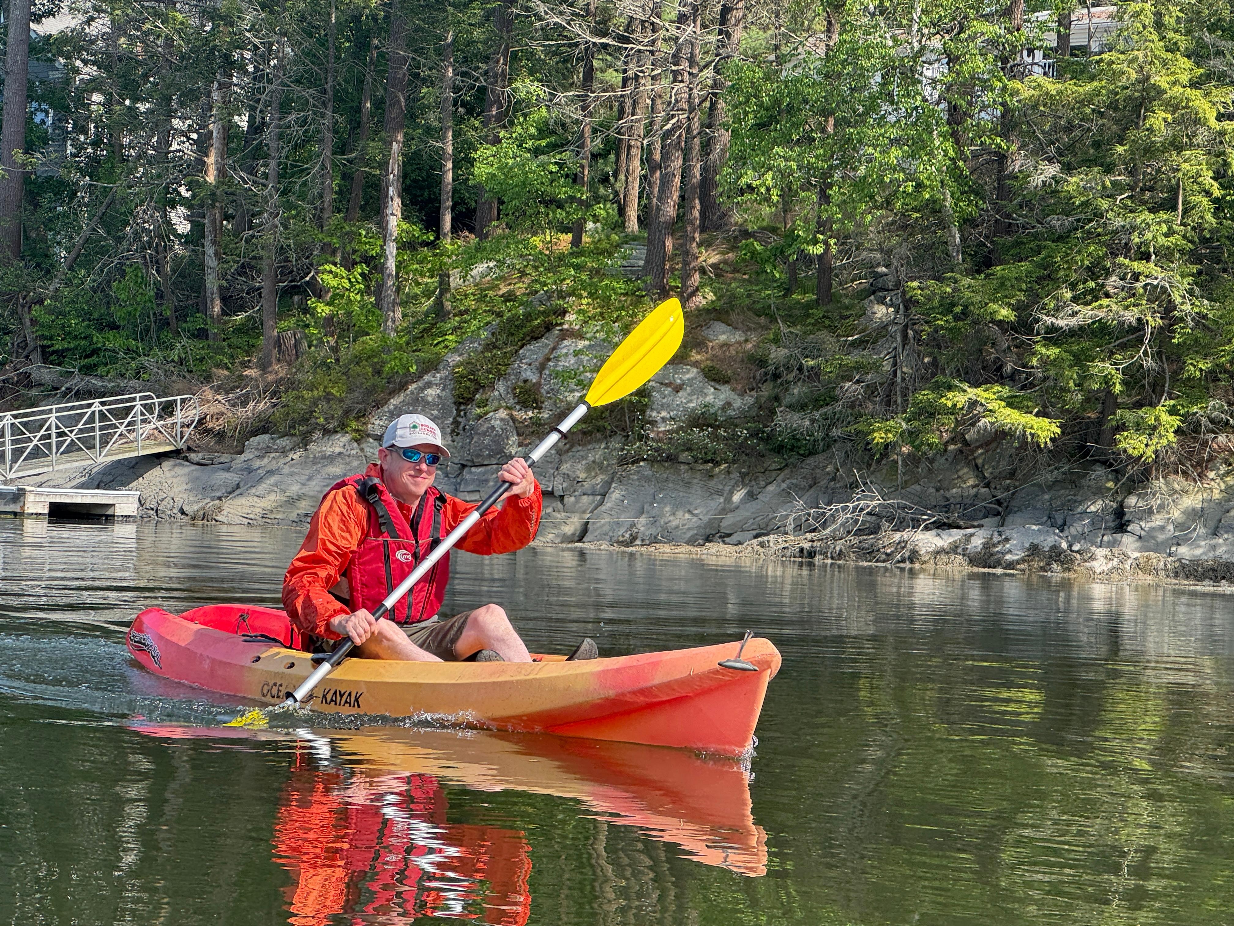 Had fun kayaking Chauncey creek on the other side of the marina