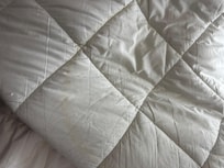 Yellow stain on mattress cover
