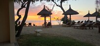 Terasse m. Blick auf den Strand