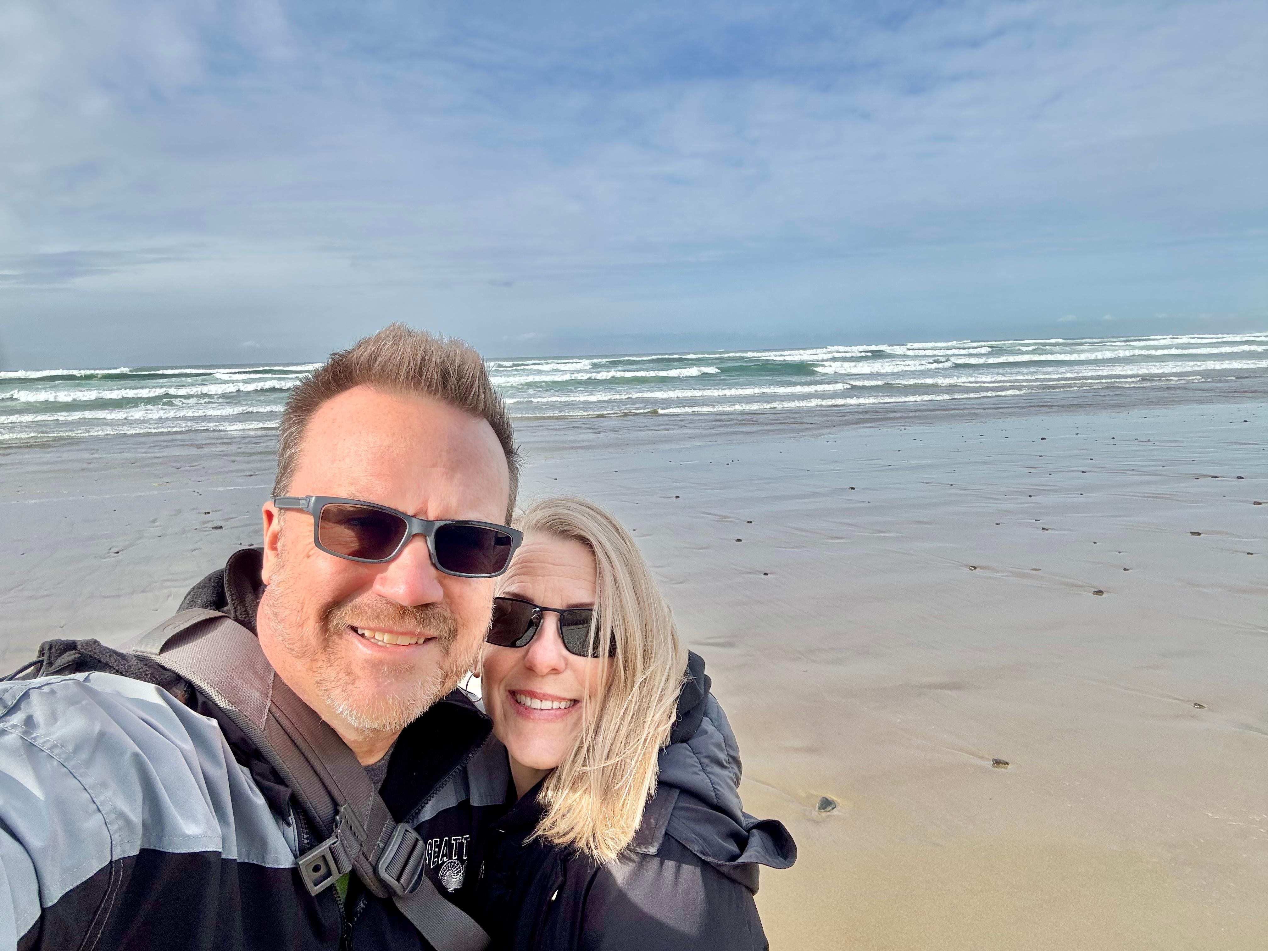 Short walk to the beach from the house.