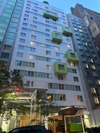 Outside of hotel. Don’t be deceived . It’s right next to two others. All smushed together. Again , but doable.