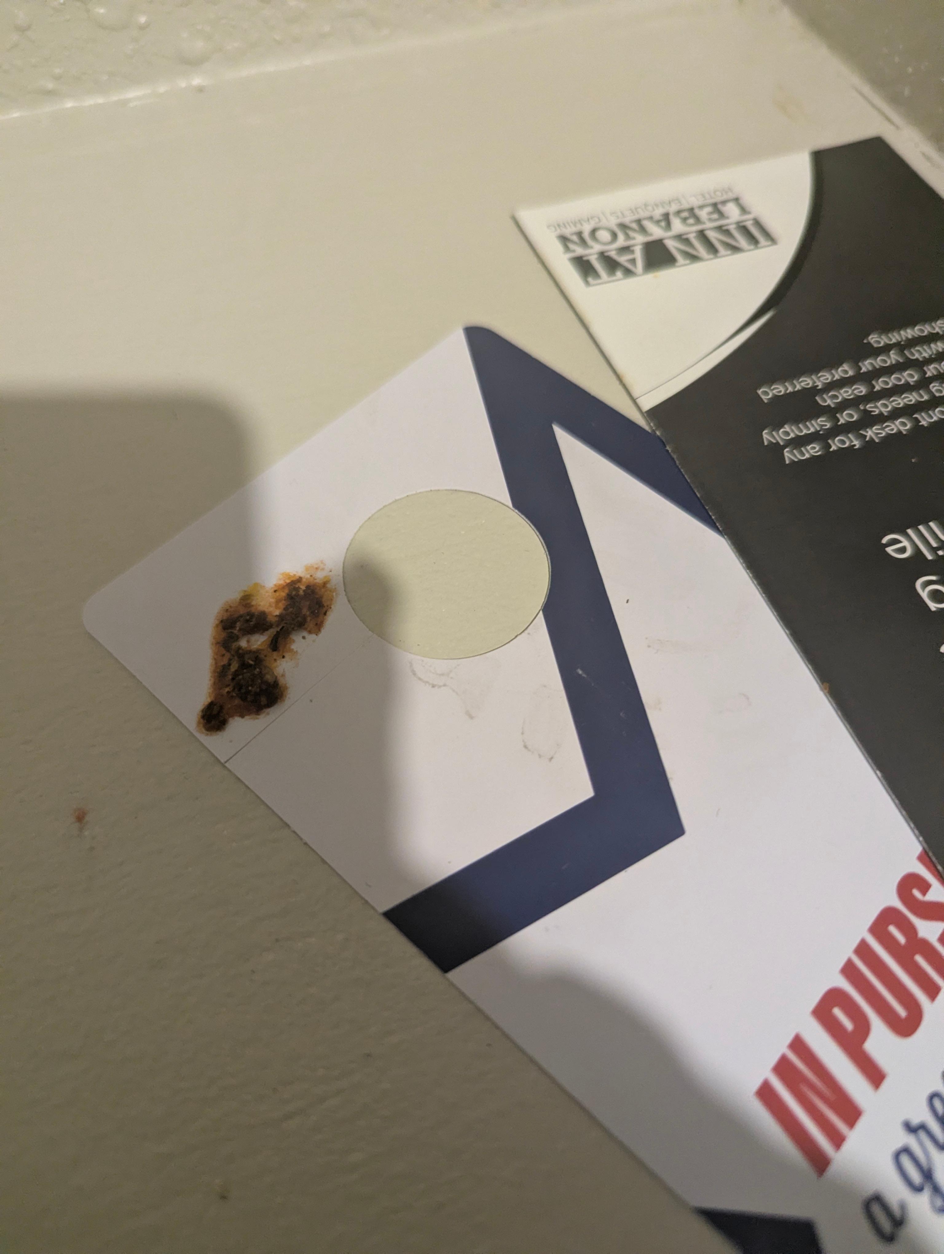 Food encrusted door hangers