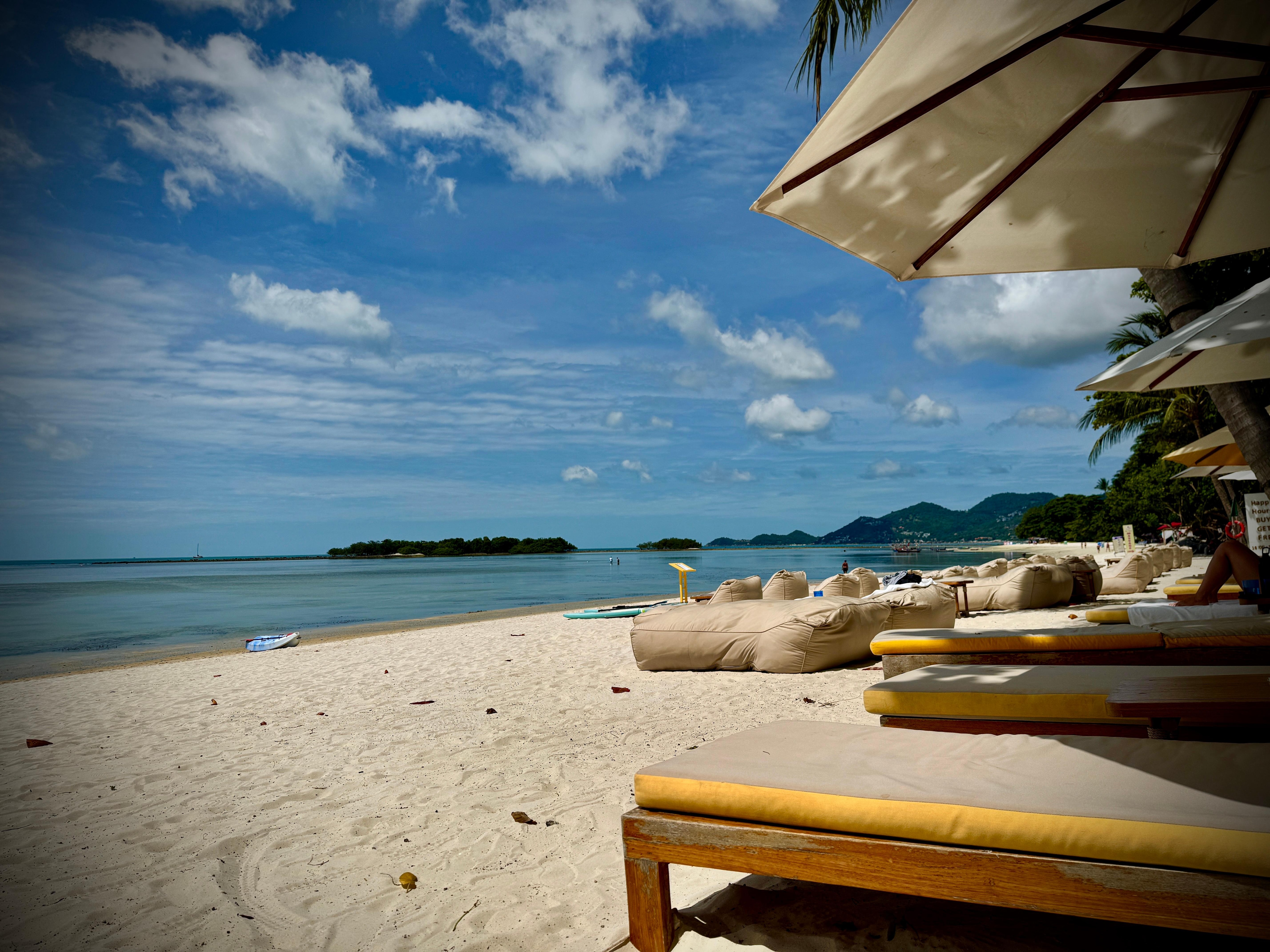 Plage depuis le sala Samui