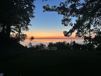 Sunset on back deck