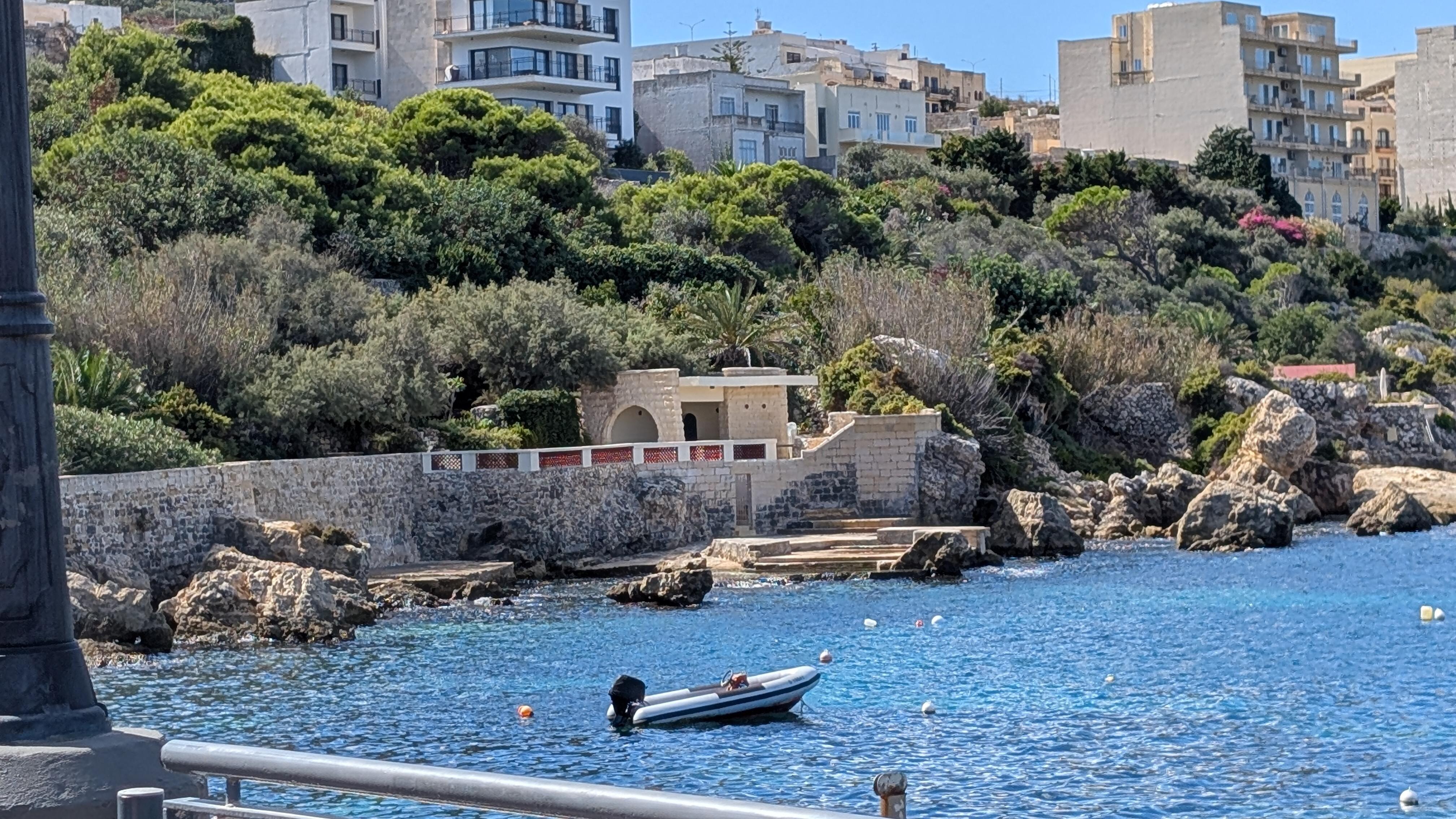 This was taken along the boardwalk by the apartments