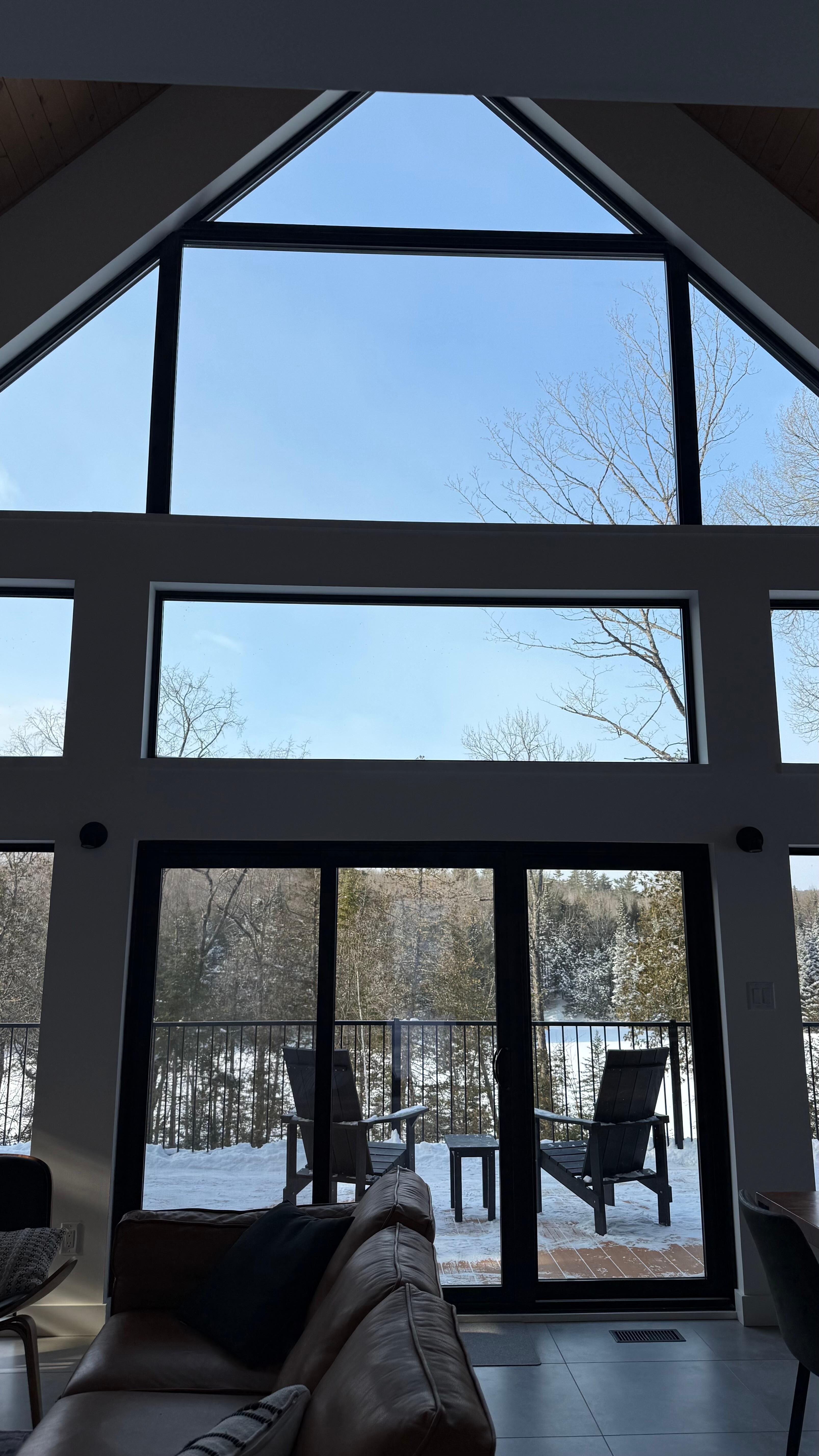 The view of the lake 