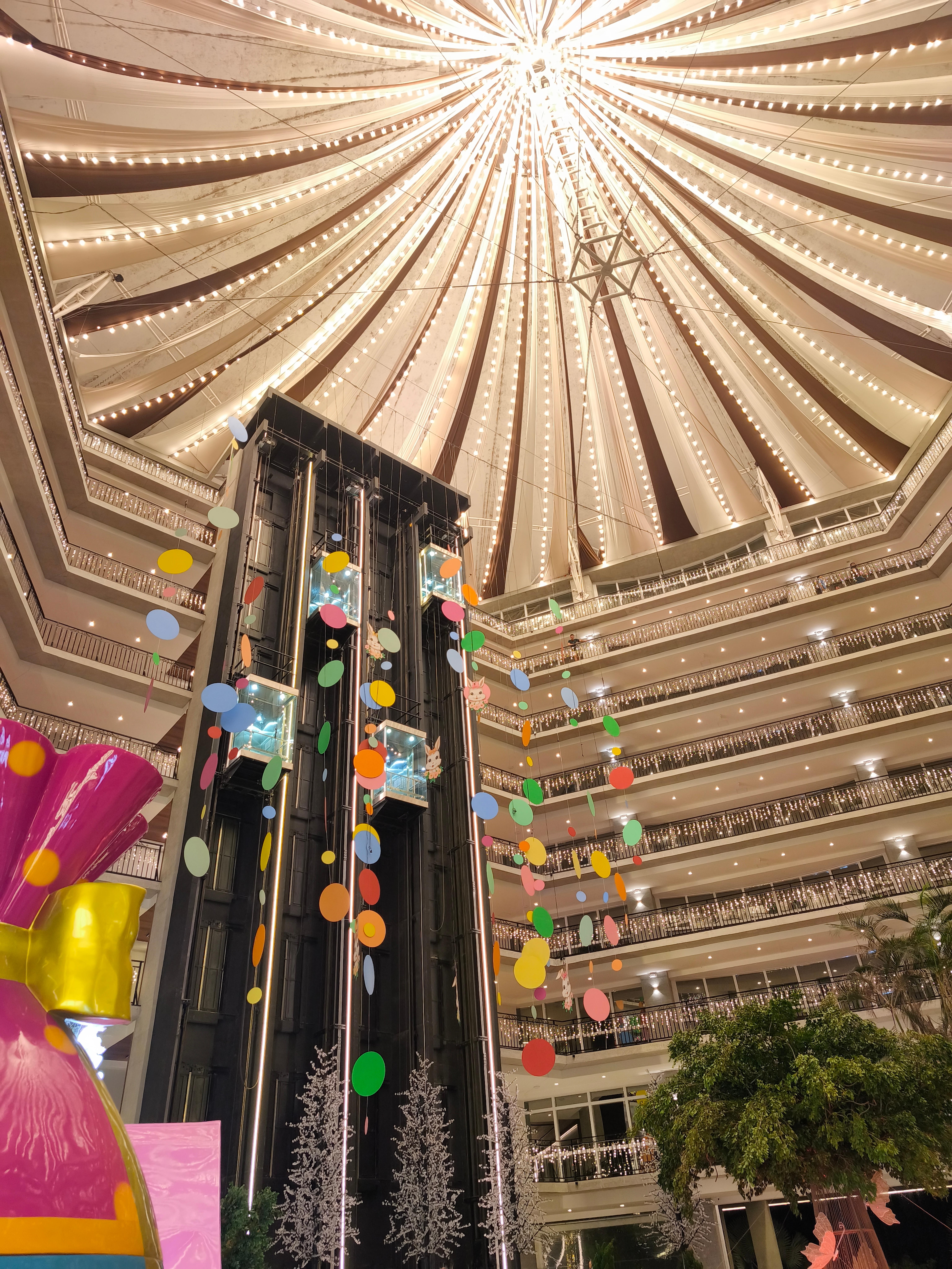 Decoração de Páscoa estava maravilhosa