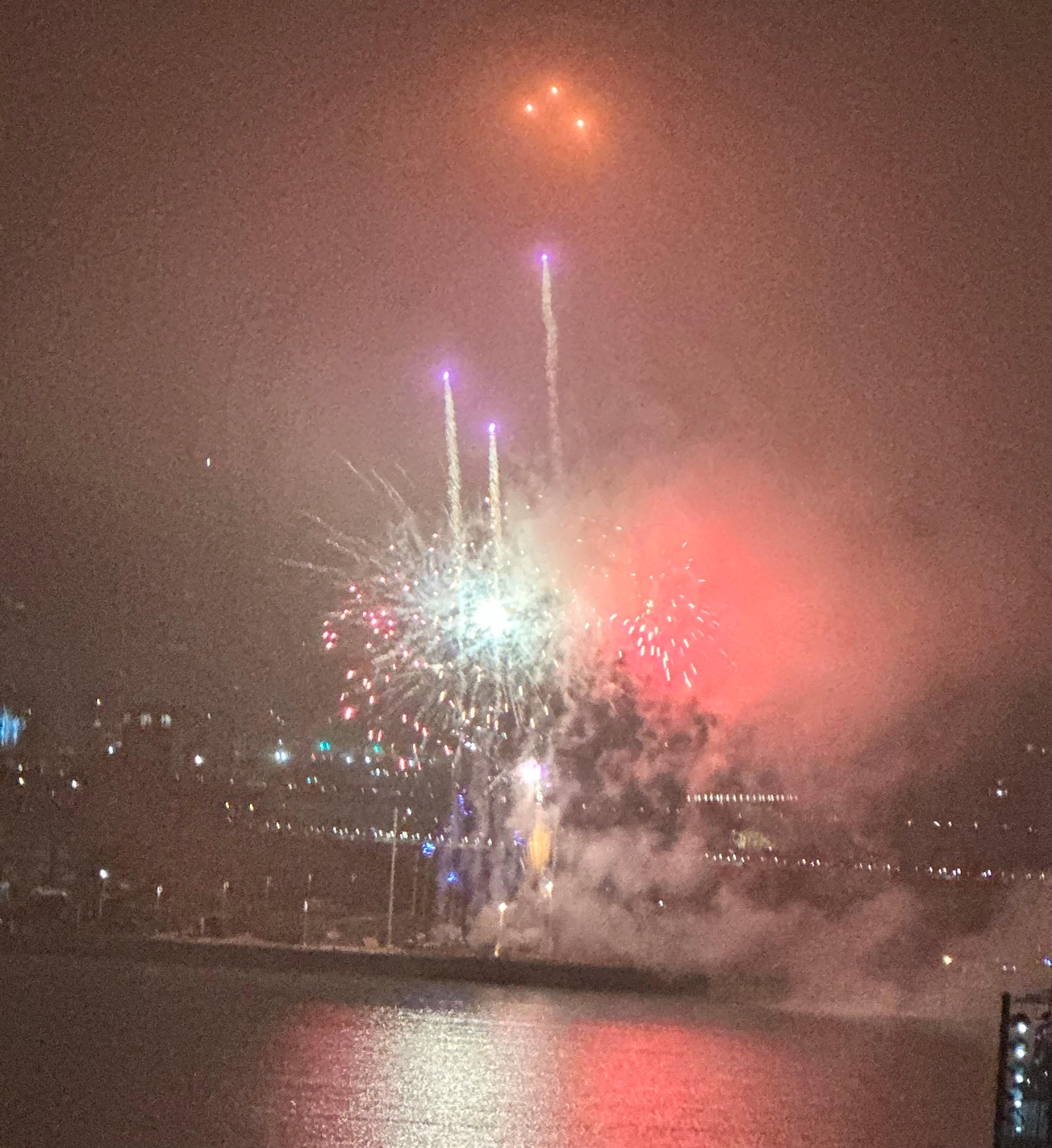 Saturday night fireworks 