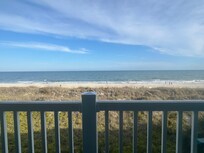 View from the balcony outside of the master bedroom and living room.