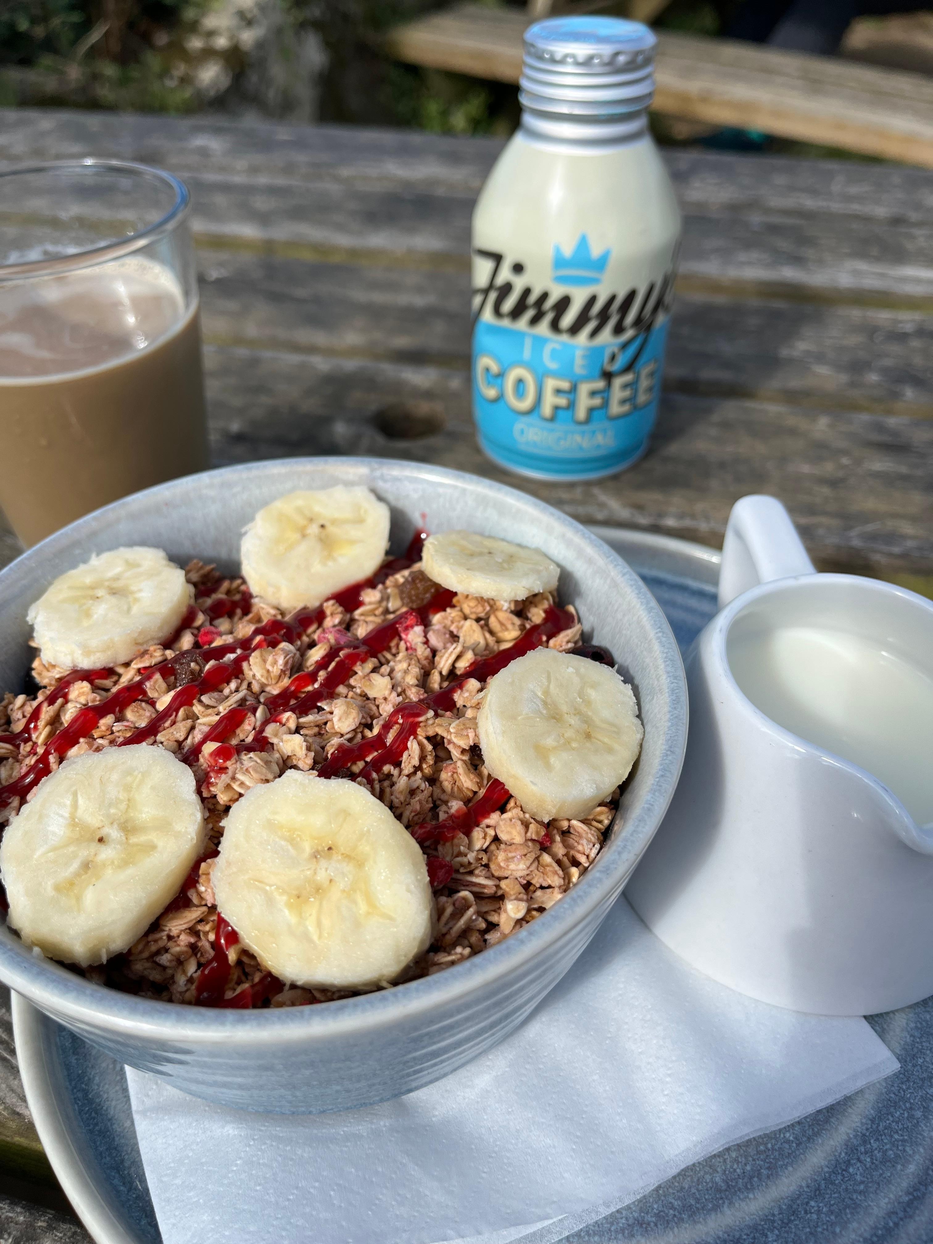 Breakfast at The cabin