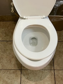 Toilet with WRONG SEAT