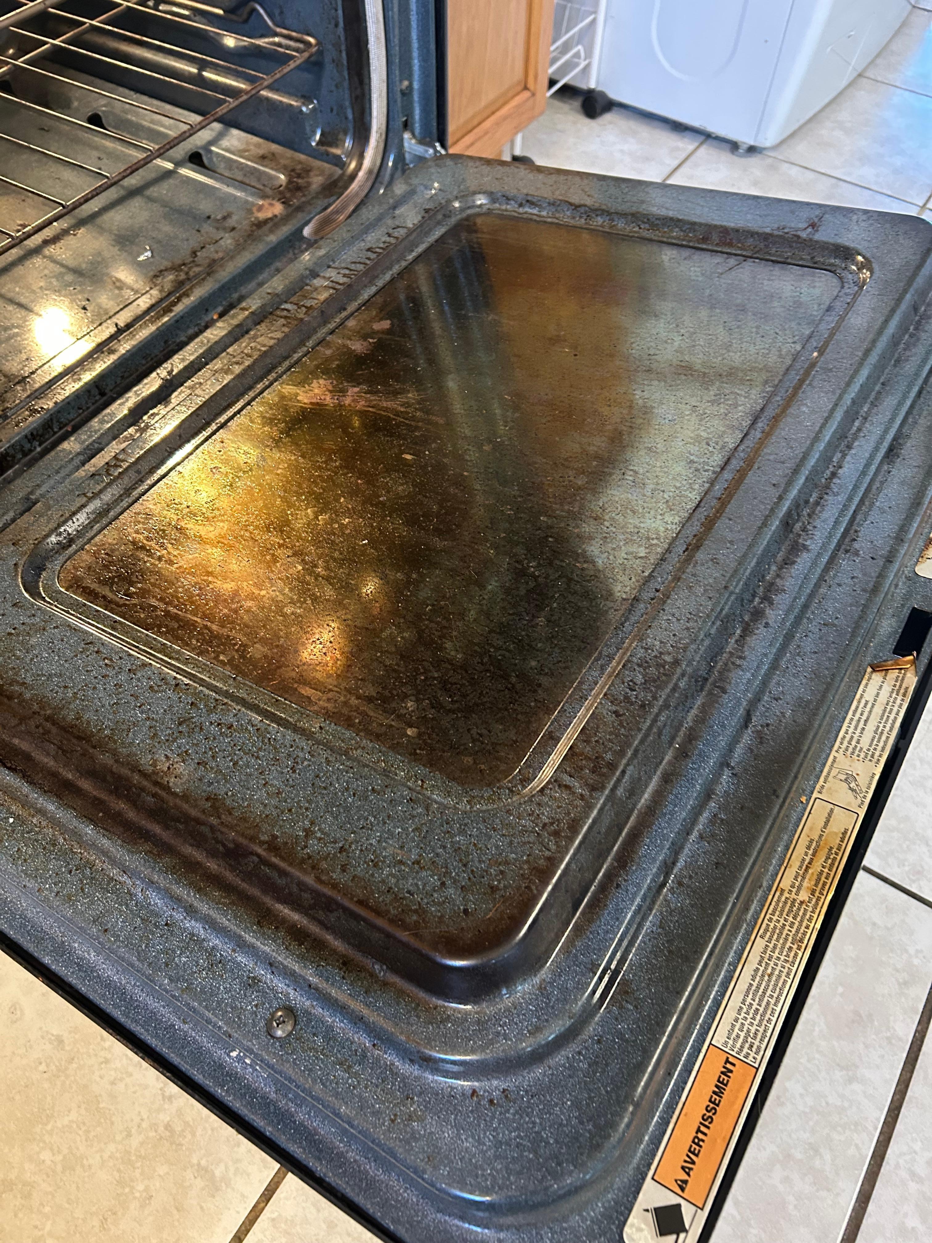 Oven door. Ick!