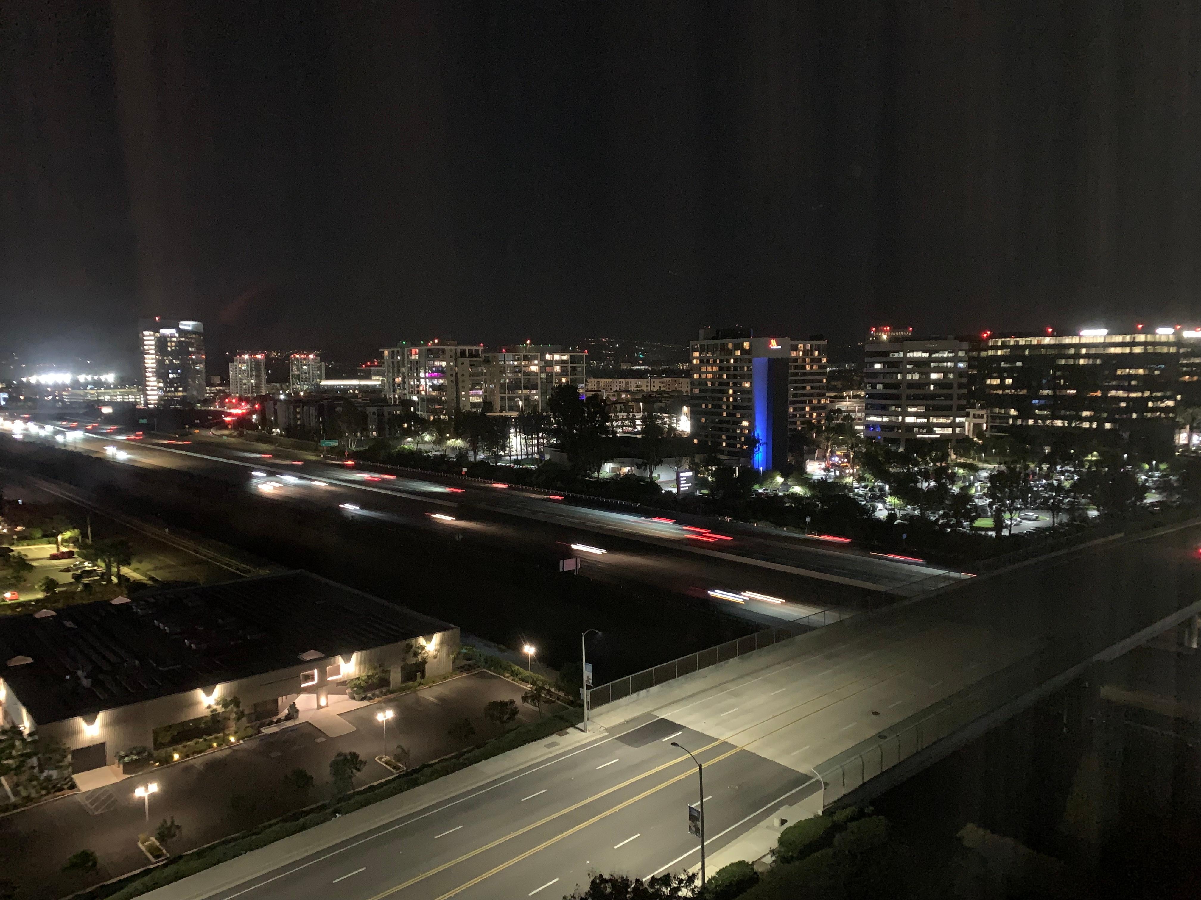 View from outside the large window (no freeway noise)