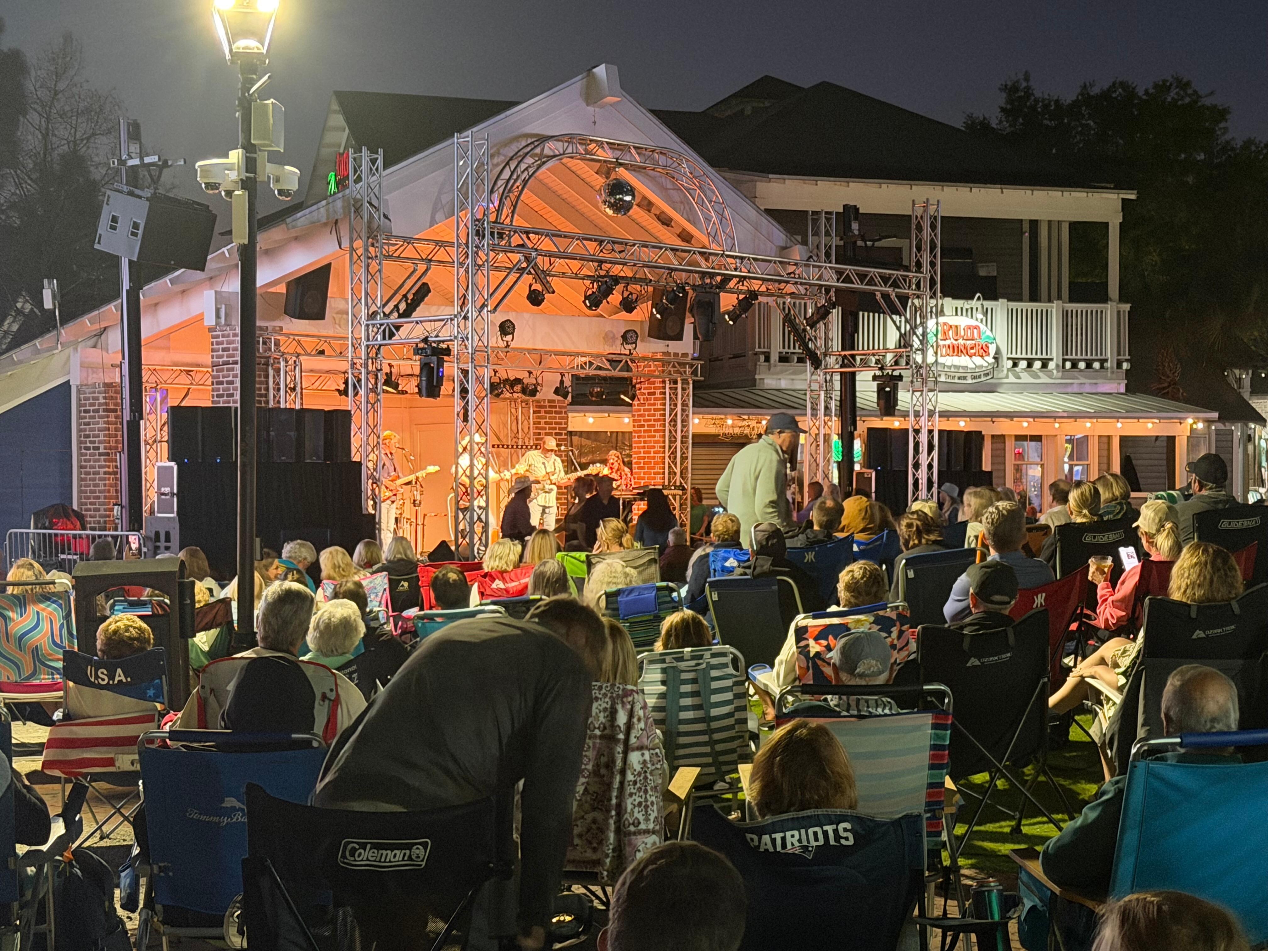 Event stage area center Baywharf
