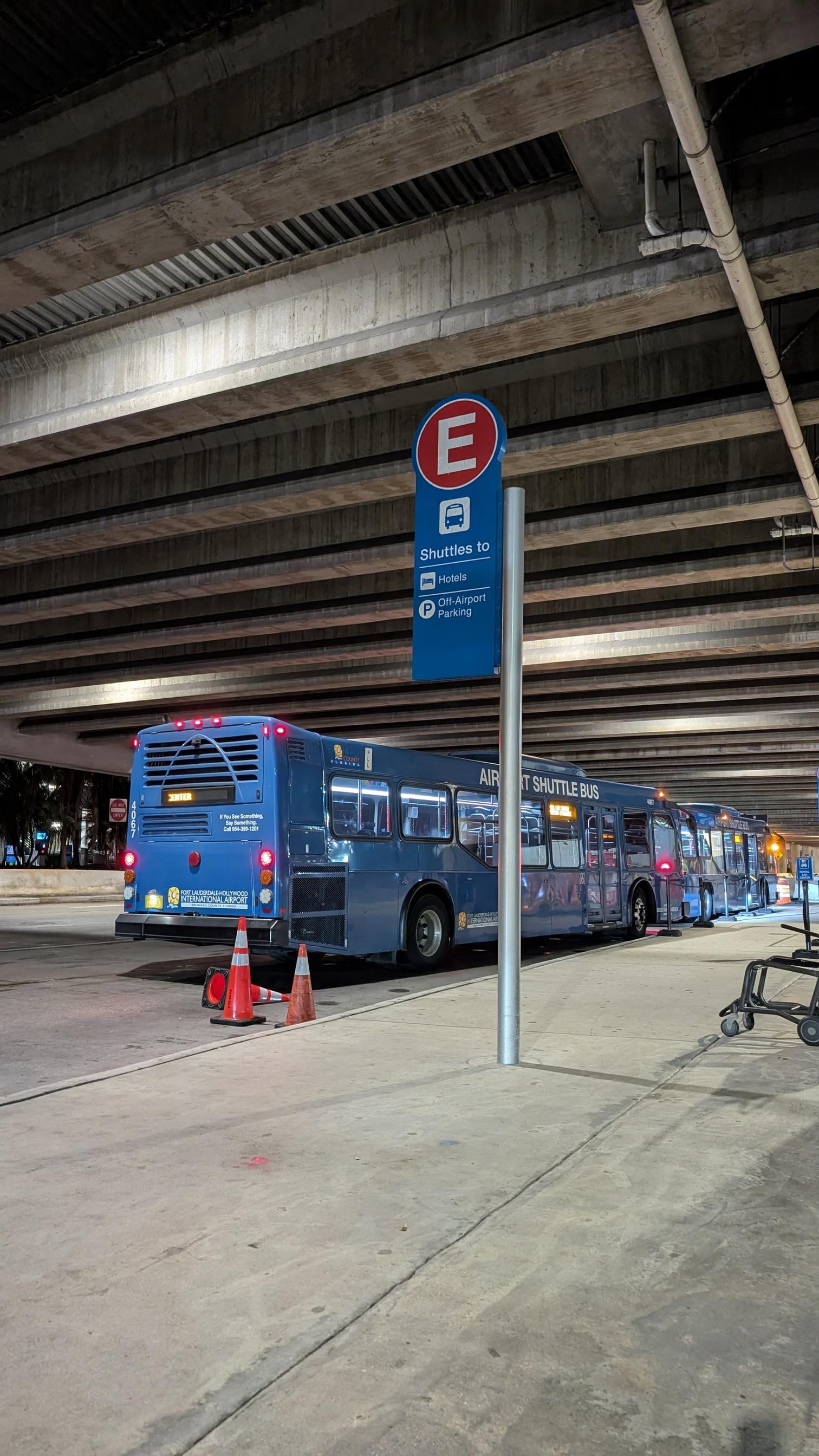 This is where we took the shuttle from.