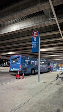 This is where we took the shuttle from.