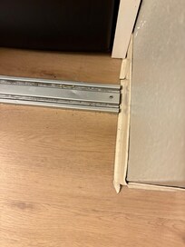 Closet floor channel