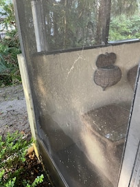 Patio screens need cleaning