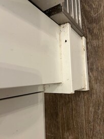 Kitchen baseboards