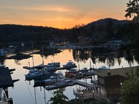 Lagoon at sun set