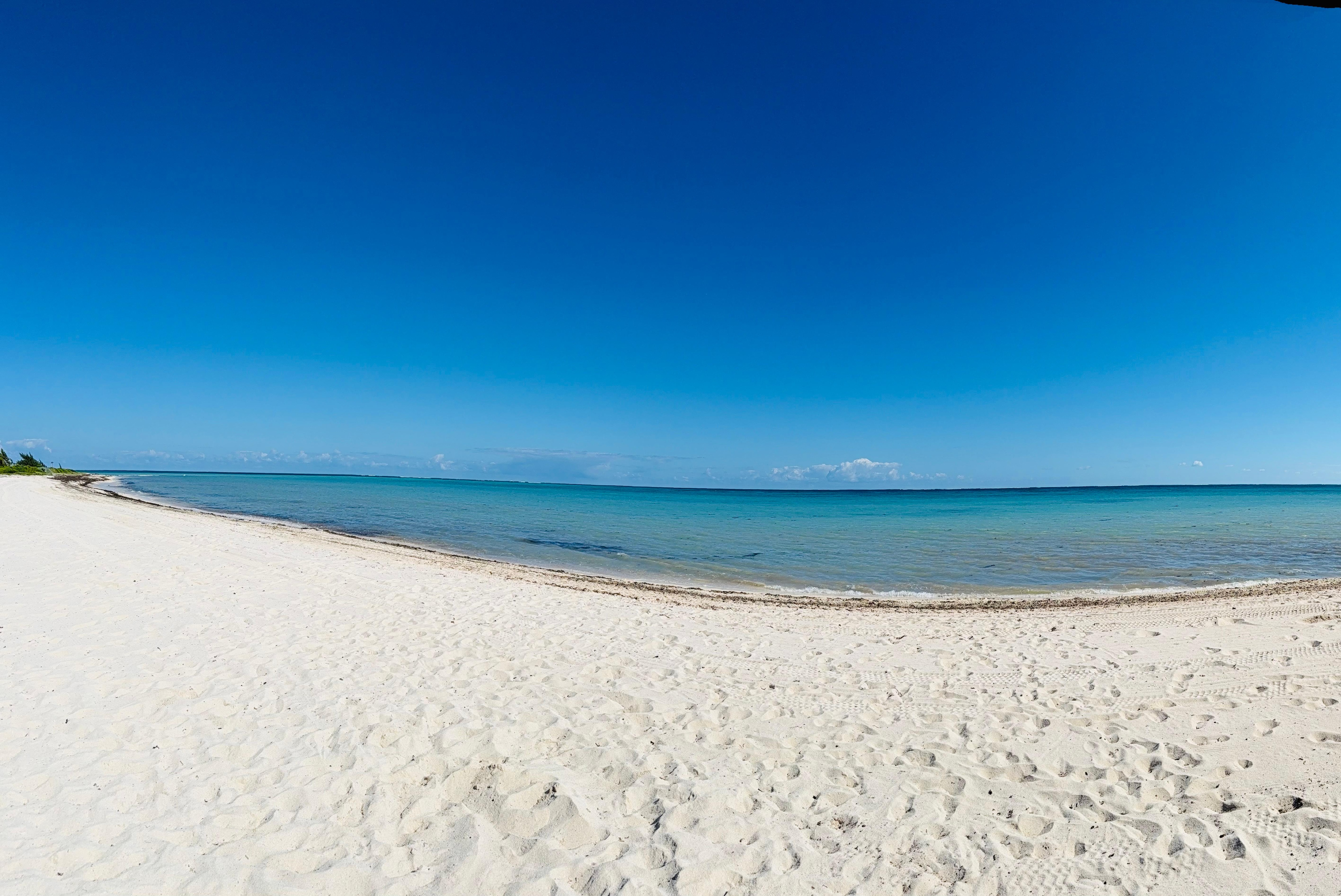 Actual private beach