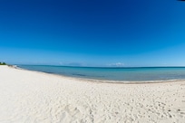 Actual private beach