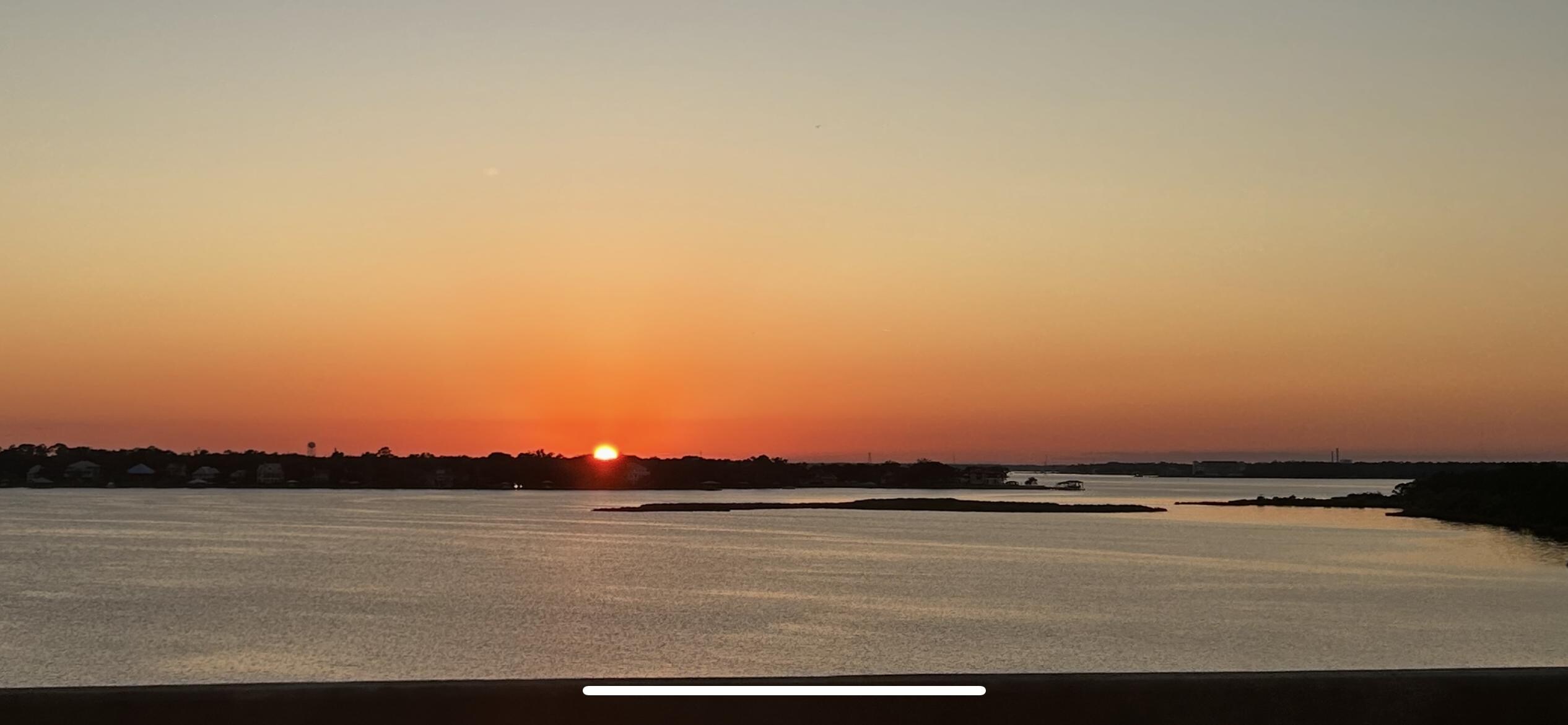 Sunset taken last night of stay